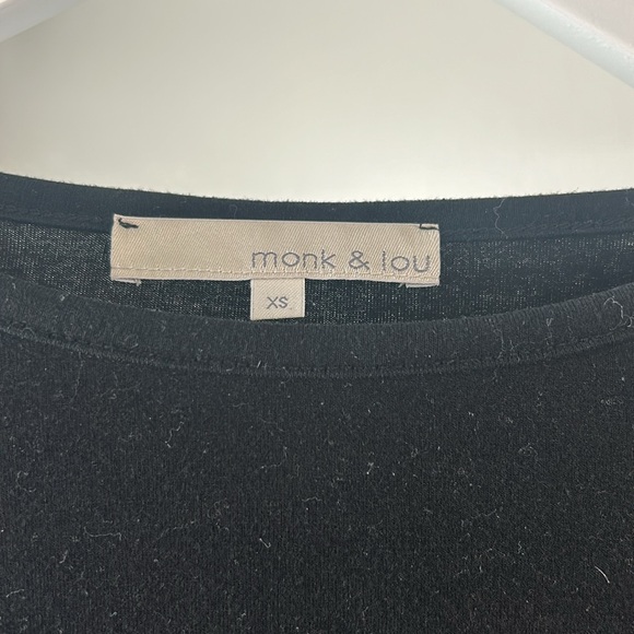 Long sleeve cropped tee with waist tie - Picture 2 of 2